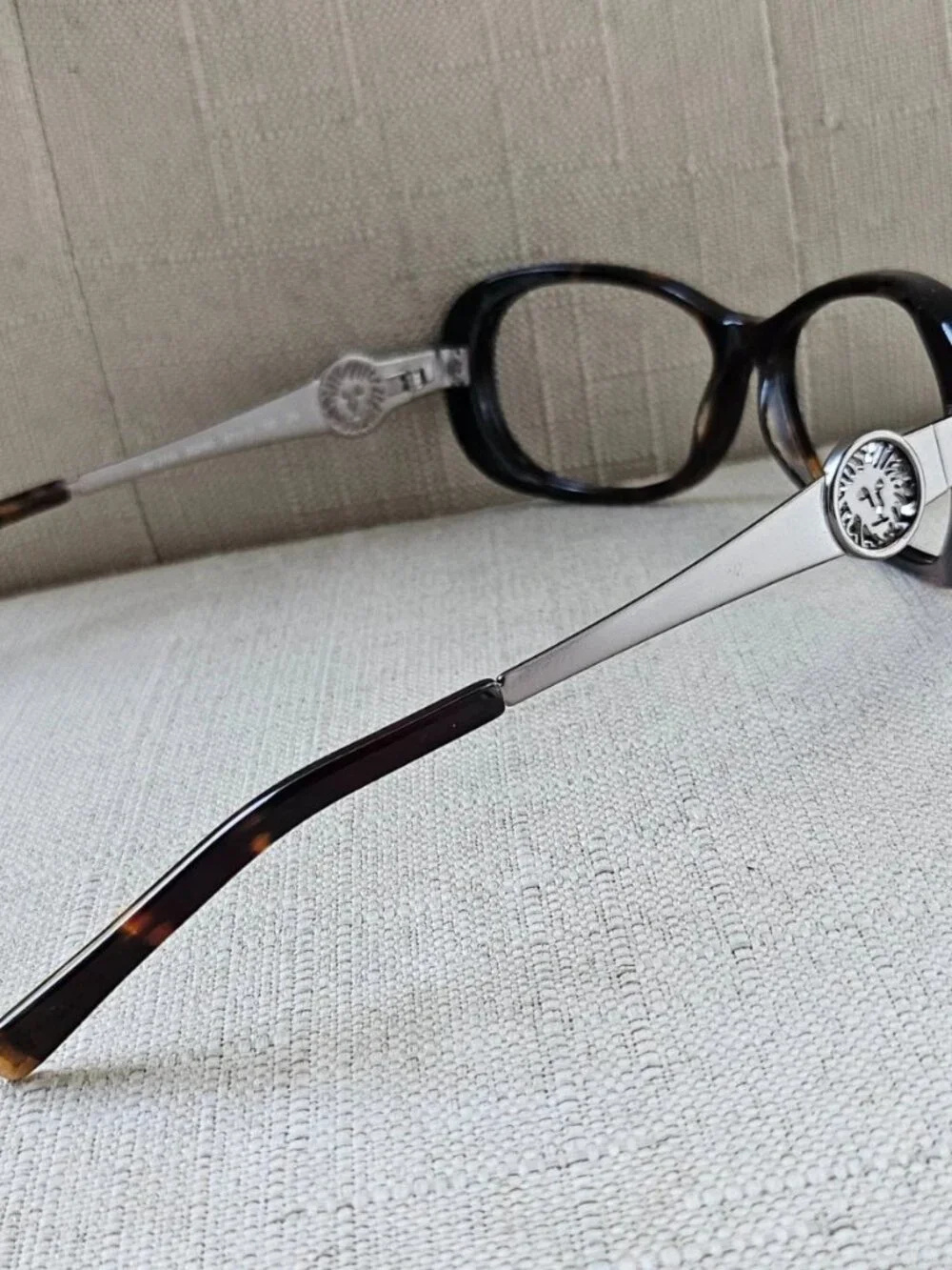 Anne Klein Women Eyeglasses Frame Brown Tortoise/Gunmetal Eyewear Glasses AK3155